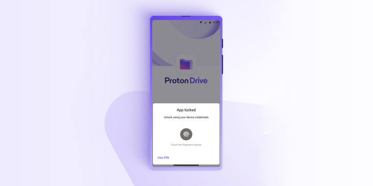 App Lock Support rolls out in Proton Drive for Android users